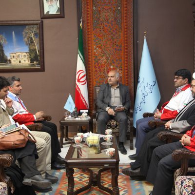 نشست مدیرکل میراث فرهنگی استان کرمان با مدیرکل جمعیت هلال احمر