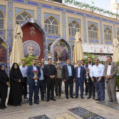 تجدید میثاق کارکنان میراث‌فرهنگی کرمان با آرمان‌های شهید حاج قاسم سلیمانی